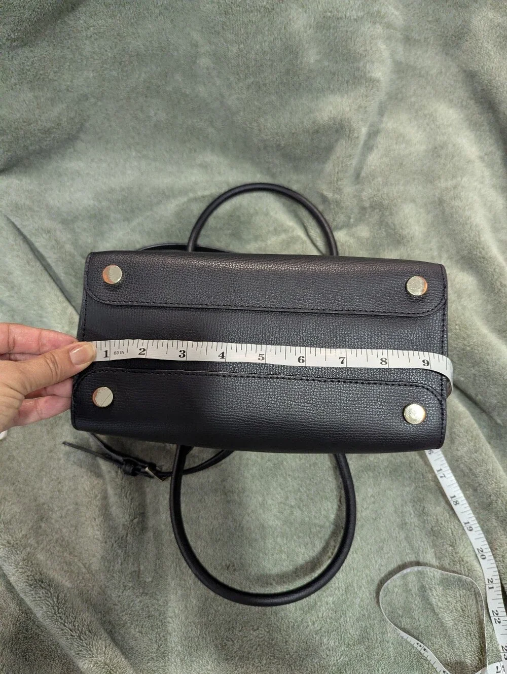 kate spade Black Leather Shoulder Bag with Gold-Tone Hardware